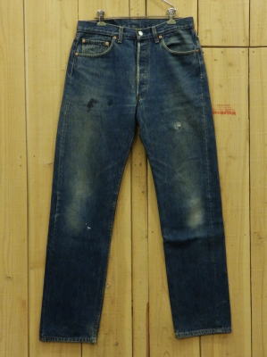 USA古着/ヒゲ/MADE IN USA/80S 古着LEVIS/リーバイス 501ハチマル W32×L32/