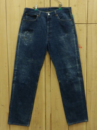 【中古】LEVIS501 リーバイス501 古着 オールド90S 酸化デニム W37×L34 MADE IN USA