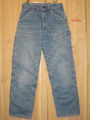 【中古】古着 ペインターパンツ ライナー 70S MONTOGOMERY WARD モンゴメリーワード W29&times;L30｜WOLFROBE 店