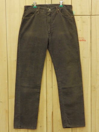 Wrangler ラングラー 古着 コーデュロイ 80S 茶 W35×L33|WOLFROBE 店