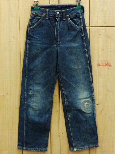 【中古】ラングラー 50年代 古着 ビンテージジーンズ Wrangler 11YWZ BLUEBELL BOYS ボーイズ W24×L24画像