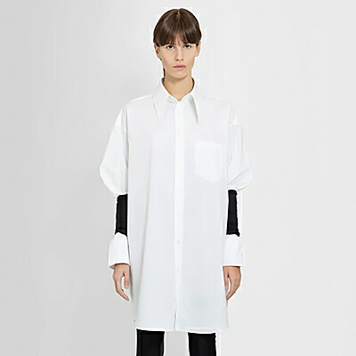 MM6 Maison Margiela(エムエムシックス) Oversize muff shirt オーバーサイズマフシャツ S62DL0083S47294970