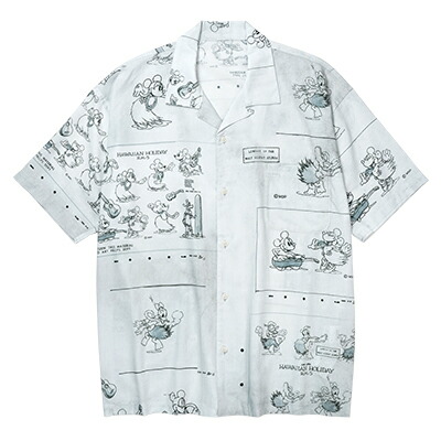 Porter Classic(ボーイ古典派音楽) DISNEY HAWAIIAN HOLIDAY PORTER CLASSIC HAWAI’I ALOHA COLLECTION ALOHA SHIRT ディズニーハワイアンホリデイ ポータークラシックハワイアロハコレクション アロハシャツ DP-024-2167