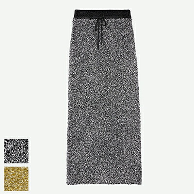NOUNLESS(ナウンレス) GLITTER TAPE YARN KNIT SKIRT グリッタータイプヤーンニットスカート 112410930090