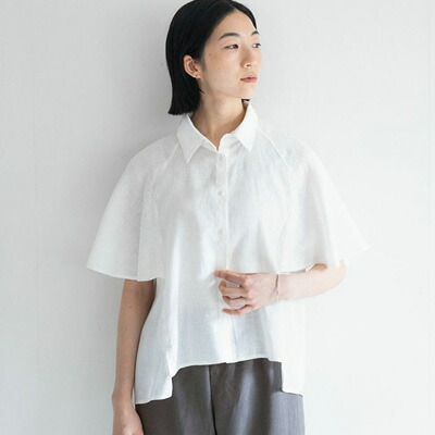 （試着のみ）fog linen work フォグリネンワーク 半袖シャツブラウス 楽天市場】即納 fog linen work フォグリネンワーク ロイネ