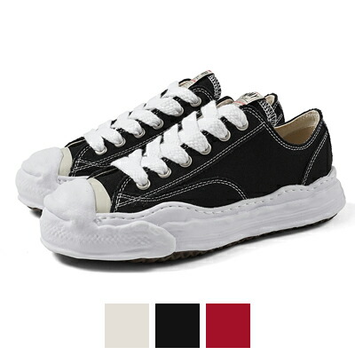 Maison MIHARA YASUHIRO(メゾン ミハラヤスヒロ) HANK LOW/original sole canvas Low-Top sneaker ハンク ビンテージライクオリジナルソールキャンバスローカットスニーカー A05FW702