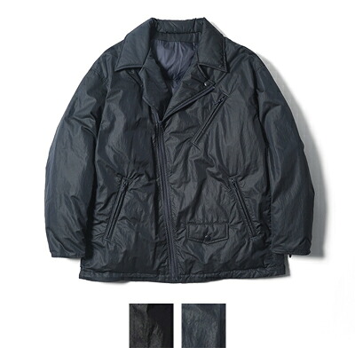 Porter Classic(ポータークラシック) SHEEN NYLON RIDERS DOWN JACKET シーンナイロンライダースダウンジャケット PC-015-2996｜リシュ