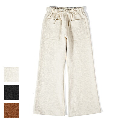 kengo(ケンゴ) cotton wool bokomoko flare pants コットンウール ボコモコ フレアパンツ K24FW-PA3｜リシュ