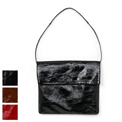 エンダースキーマ Hender Scheme パテントホースフラップショルダーバッグ ビッグ patent horse flap shoulder bag big wt-rb-hfb