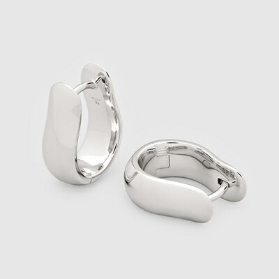 TOM WOOD シルバー925 フープピアス 両耳 ラージ TOMWOOD - 【両耳用】クラシック フープ ピアス L / CLASSIC