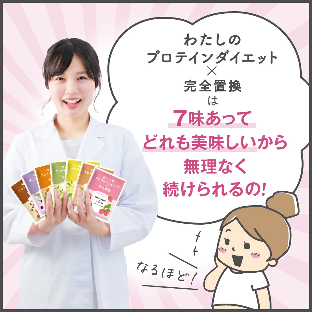 わたしのプロテインダイエット×完全置換 21食セット ダイエット