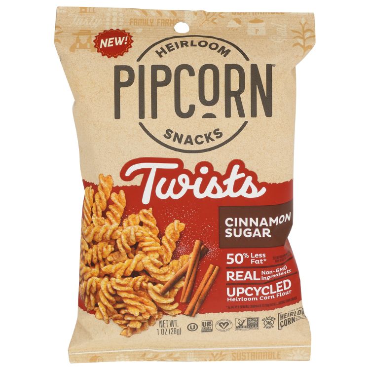 [24個セット]ピップコーン ツイストシナモンシュガー 1オンスPipcorn Twists Cnnmn Sugar 1OZ 【お取り寄せ商品】【合わせて買いたい】 7,532円