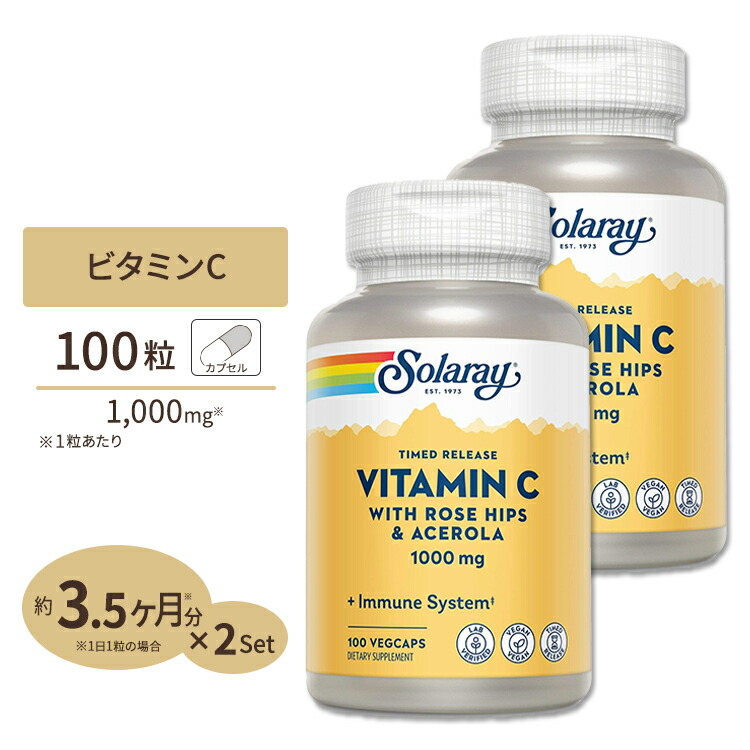 国際ブランド 2個セット 2段階タイムリリース ビタミンC 1000mg 100粒 qdtek.vn