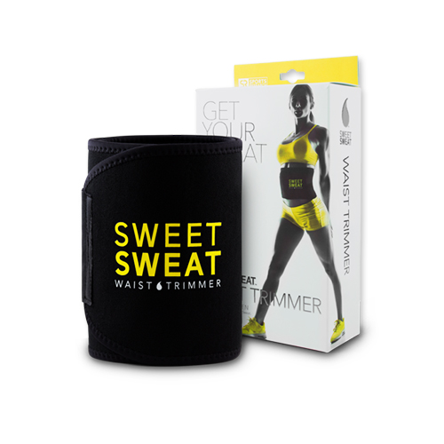 Sweet Sweat（スイートスウェット）ウエストトリマーベルト Mサイズ イエロースポーツ/筋トレ/スウィート/スエット/ウェスト