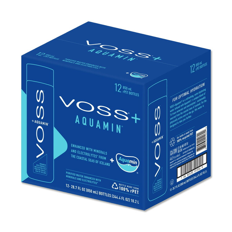 ヴォス ウォーター + アクアミン スティル 28.74 オンス ボトル 12 パック VOSS Water + Aquamin Still 28.74 oz Bottles, 12 Pack 【お取り寄せ商品】【合わせて買いたい】