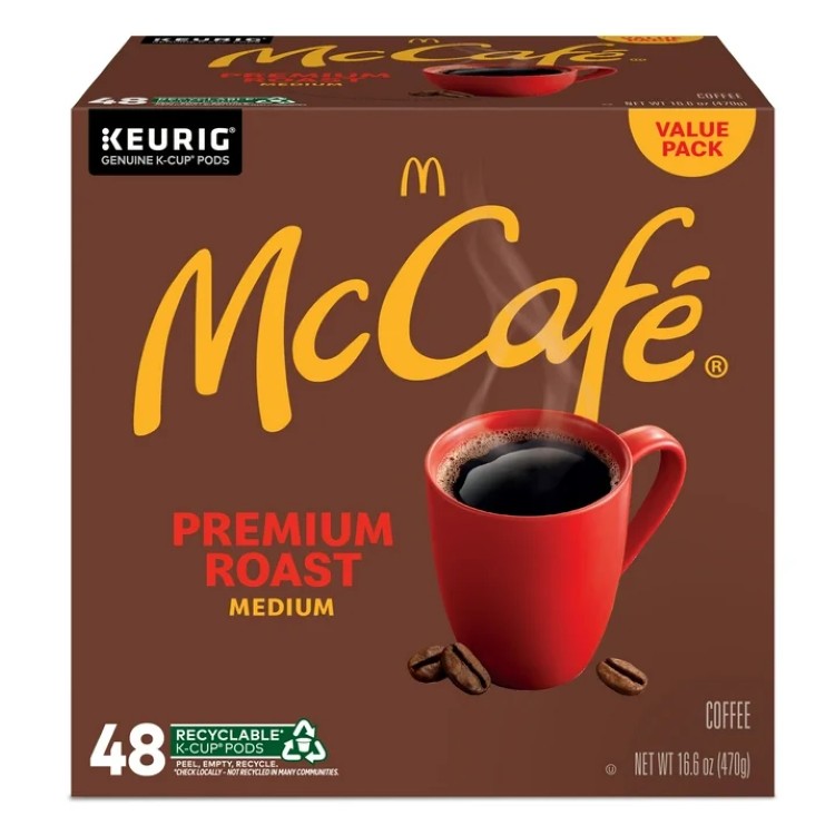 マックカフェ プレミアム ミディアムロースト コーヒーカプセル 48個入り McCafe, Premium Medium Roast K-Cup Coffee Pods, 48 Count 【お取り寄せ商品】