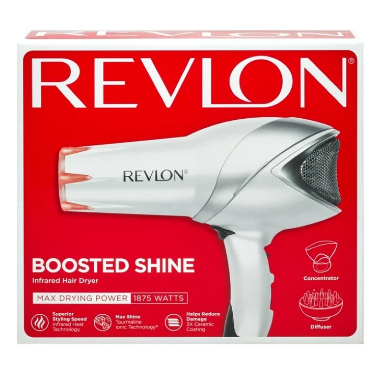 レブロン インフラレッドヒート セラミック ヘアドライヤー 1875W ホワイト Revlon 1875W Infrared Heat + Ceramic Hair Dryer, White 【お取り寄せ商品】｜Costopa