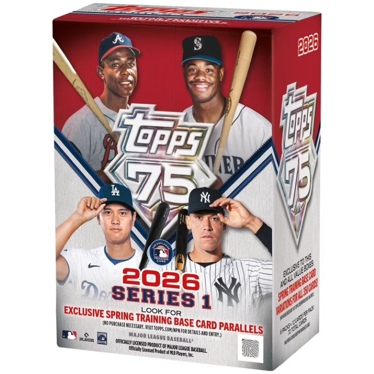 [限定版]2026 トップス シリーズ1 ベースボール トレーディングカード バリューボックス ファクトリーシールド 2026 Topps Series 1 Baseball - Factory Sealed - Value Box 【お取り寄せ商品】