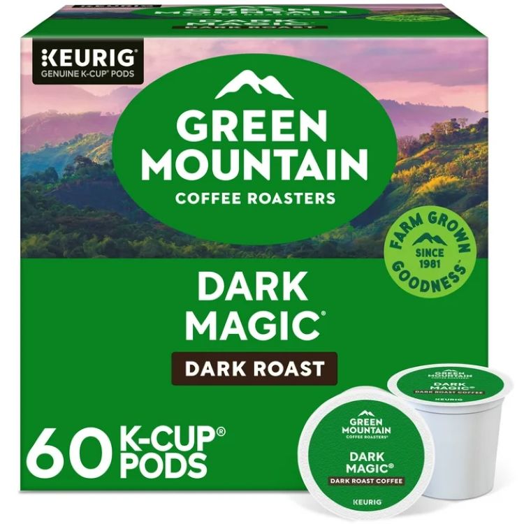 グリーンマウンテンコーヒーロースターズ ダークマジック ダークロースト コーヒー キューリグKカップ 60個 Green Mountain Coffee Roasters, Dark Magic Dark Roast K-Cup Coffee Pods, 60 Count 【お取り寄せ商品】｜Costopa