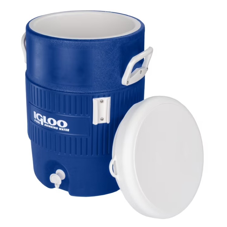 イグルー ヘビーデューティー ビバレッジクーラー 約18.9L ブルー Igloo 5 Gallon Heavy Duty Beverage Cooler, Blue 【お取り寄せ商品】｜Costopa