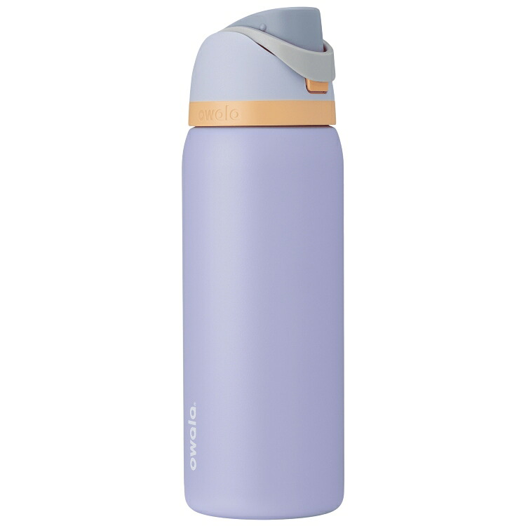 オワラ フリーシップ ステンレススチール ウォーターボトル 約946mL クラウド9 ライトパープル Owala FreeSip Stainless Steel Water Bottle, 32oz, Cloud 9 Light Purple 【お取り寄せ商品】｜Costopa