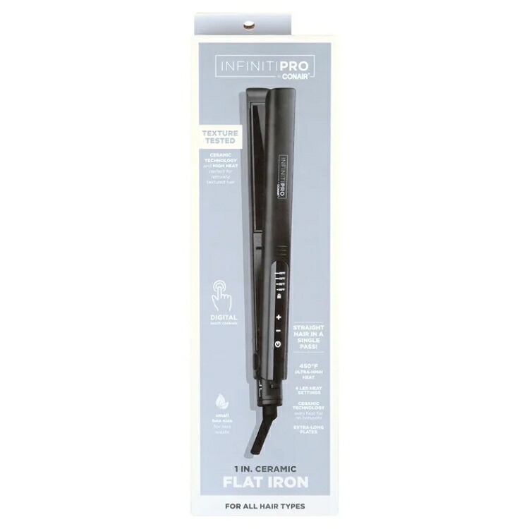 コンエアー インフィニティプロ デジタルヘアアイロン 25mm Conair InfinitiPRO by Conair Digital Flat Iron 1inch 【お取り寄せ商品】|Costopa