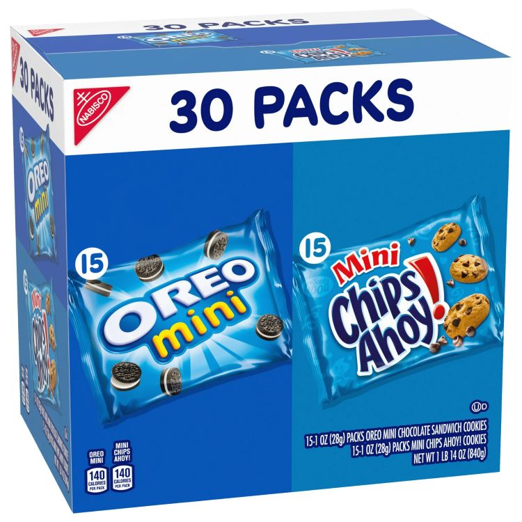 【楽天市場】ナビスコ クッキーバラエティパック チップスアホイ! ミニ&オレオ ミニ 30パック Nabisco Cookie Variety ...