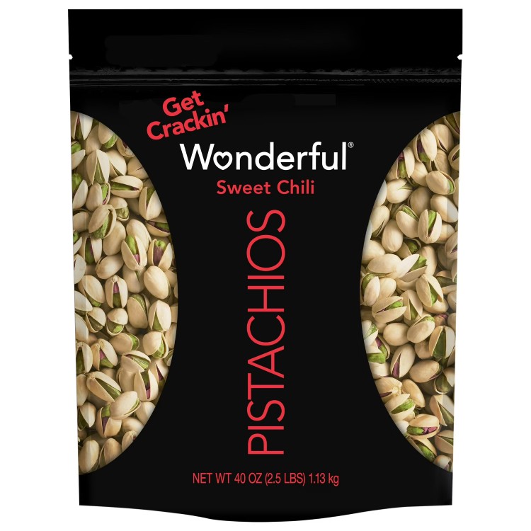 ワンダフルピスタチオ 殻付きスイートチリ風味ナッツ 1.13kg Wonderful Pistachios, In-Shell Sweet Chili Flavored Nuts, 40 Ounce 【お取り寄せ商品】