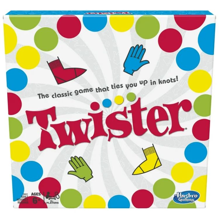 ツイスター パーティーゲーム スピナーズチョイス＆エアムーブ搭載 2人以上用 Twister Party Game, Includes Spinner's Choice and Air Moves for 2+ Players 【お取り寄せ商品】