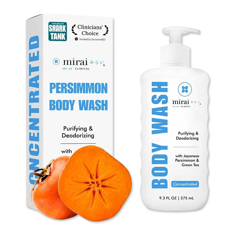 みらいクリニカル ピューリファイング＆デオドライジング ボディウォッシュ 柿渋＆緑茶エキス 275ml Mirai Clinical Purifying & Deodorizing Body Wash Japanese Persimmon & Green Tea 9.29 fl oz 【お取り寄せ商品】｜Costopa