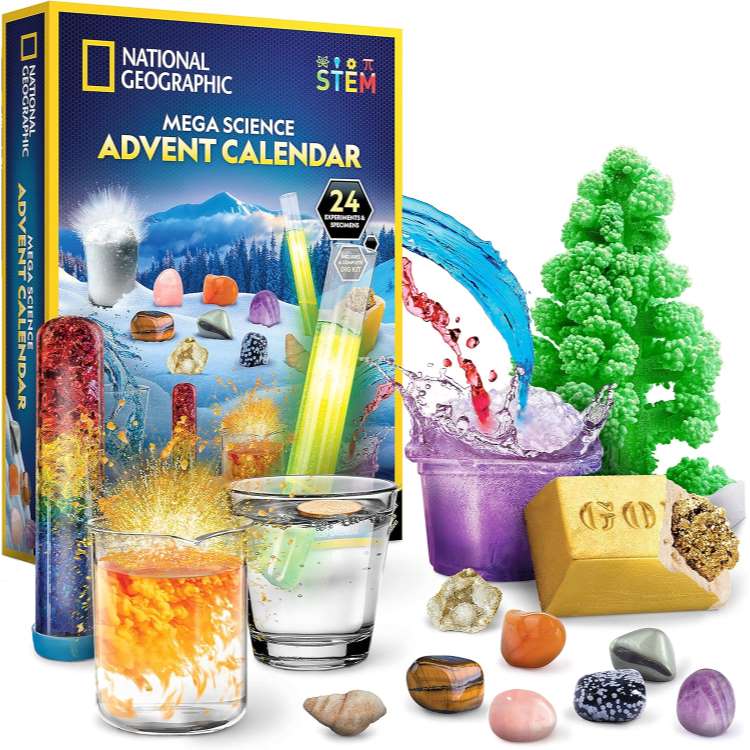 ナショナル ジオグラフィック サイエンス キット & ロック コレクション アドベントカレンダー  NATIONAL GEOGRAPHIC Science Kit & Rock Collection Advent Calendar【お取り寄せ商品】【合わせて買いたい】