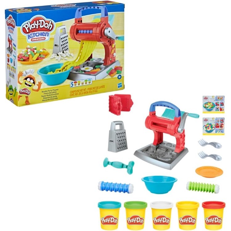 プレイドー キッチンクリエーション ヌードルパーティー プレイセット Play-Doh Kitchen Creations Noodle Party Playset【お取り寄せ商品】【合わせて買いたい】
