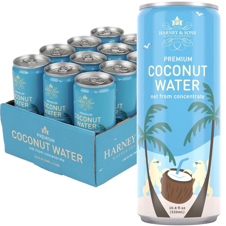 ハーニー＆サンズ プレミアムココナッツウォーター 320ml 12缶パック Harney & Sons Premium Coconut Water, 10.8 Fl Oz Cans Pack of 12 【お取り寄せ商品】｜Costopa