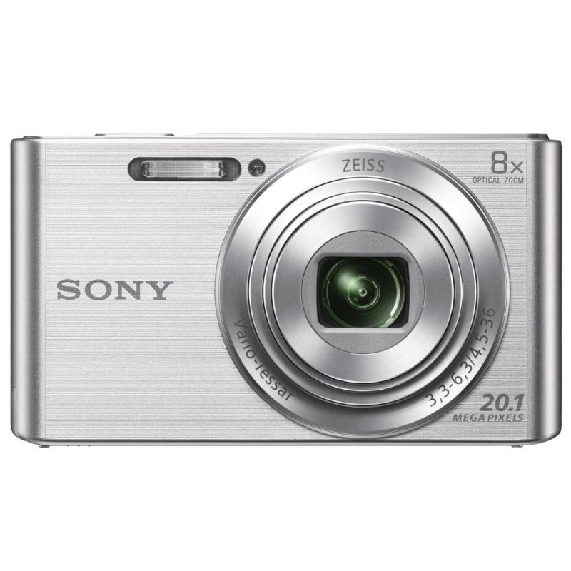 SONY(ソニー) コンパクトデジタルカメラ Cyber-shot DSC-W830 しろがね色 光学望遠レンズ8倍(25-200粍) パウダーコンパクト上半身 DSC-W830