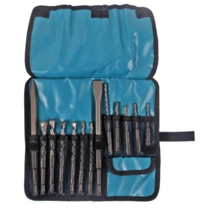 マキタ(Makita) ハンマードリル ビット SDS PLUS チゼル 13本セット ソフトケース 付 D-53659 コンクリートドリル ビット [並行輸入品]