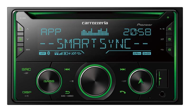 Pioneer 鉄道車両オーディオ FH-4600 2D CD Bluetooth USB iPod iPhone AUX カロッツェリア