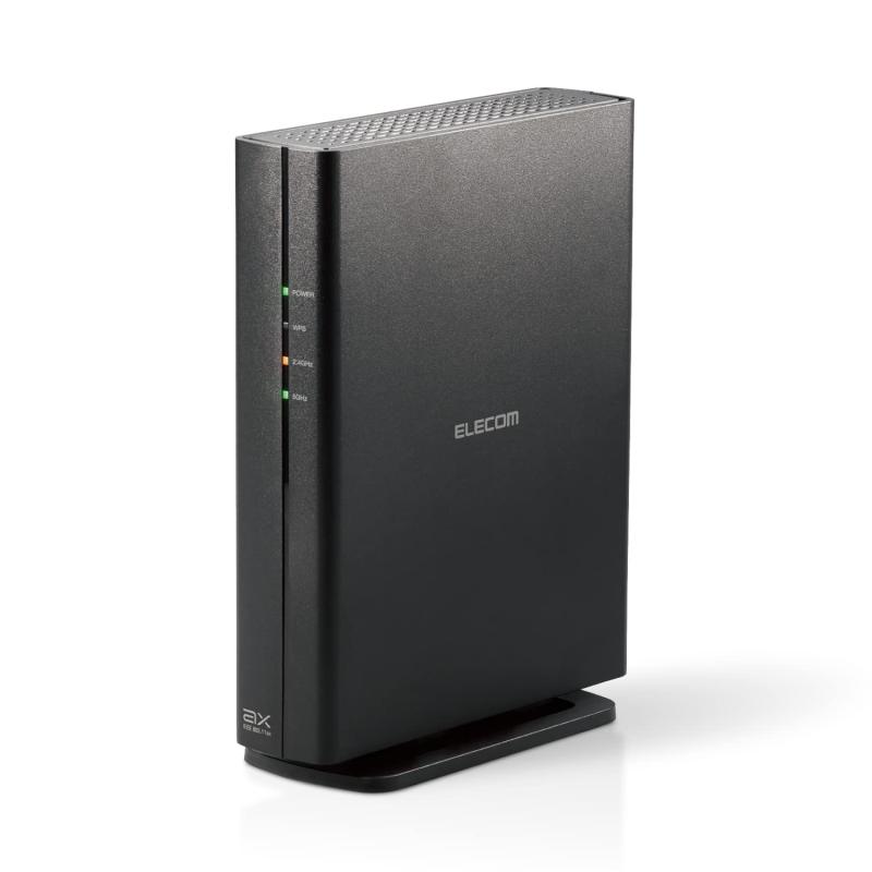 エレコム Wifi ルーター 無線LAN Wi-Fi6 11ax / 11ac IPv6対応 (IPoE) AX3000 2402+574Mbps 有線Giga 縦置き・壁掛け対応 ビームフォーミングZ 【 iPhone/iPad/Nintendo Sw