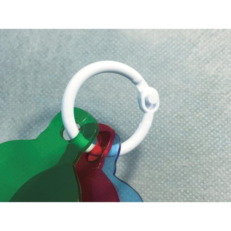 TRUSCO(トラスコ) 樹脂製カードリング 10個入 TKRJ
