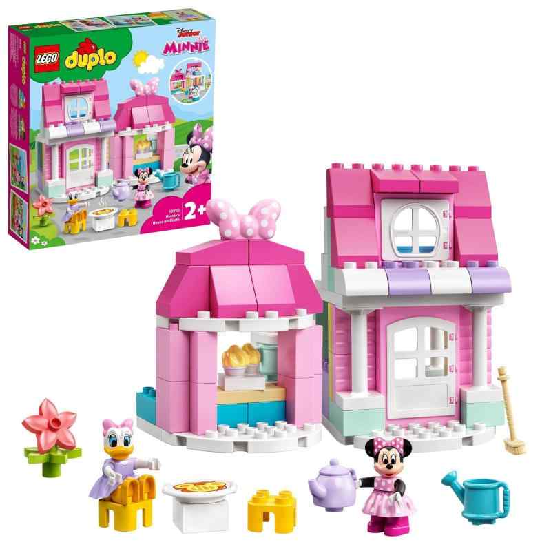 レゴ(LEGO) デュプロ ミニーのおうちと喫茶店 10942 手あそび 立ちはだかる 差し上げ物赤ちゃん みどり児 毛の荒物 どうぶつ 家 おうち お坊っちゃん 御嬢さん 2歳以上