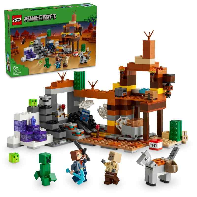 レゴ(LEGO) マイン手工芸品 荒蕪地の廃坑 手あそび 手あそび 生まれ落ちる日 差し上げ物 立ちはだかる お坊っちゃん お嬢さん ちびっ子 8歳 9歳 10歳 小学生 マイクラ Minecraft グッズ 力くらべ 21263