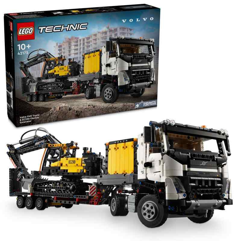 レゴ(LEGO) 技法 ボルボ FMX 貨物自動車 \u0026amp; EC230 明かり発掘作業機 手あそび 手あそび 生まれ落ちる日 差し上げ物 立ちはだかる お坊っちゃん 御嬢さん 小わっぱ 10歳 11歳 12歳 小学生 車駕 車 ミニカー 42175