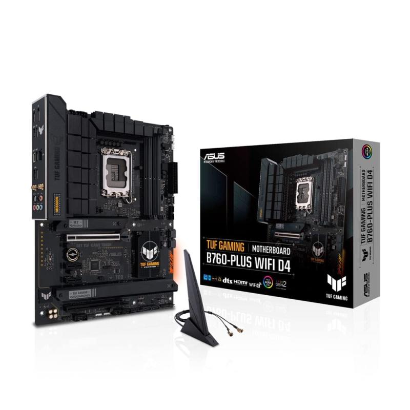 ASUS TUF GAMING B760-PLUS WIFI D4 intel 第14・13・12時人 中央処理装置相応う LGA1700 B760 積み上げる DDR4 ATX お母さんゲーム盤/品