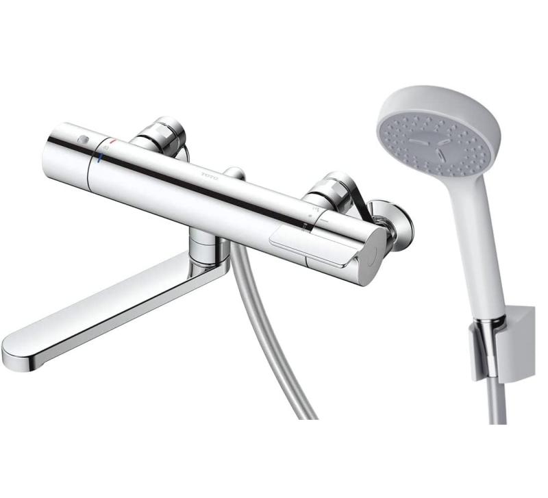 TOTO 風呂場用壁付サーモスタット結びあわせる水栓 170粍 コンフォートウェーブ90φ 冷ややかさ地用 日用品雑貨・文房具・手芸-その他