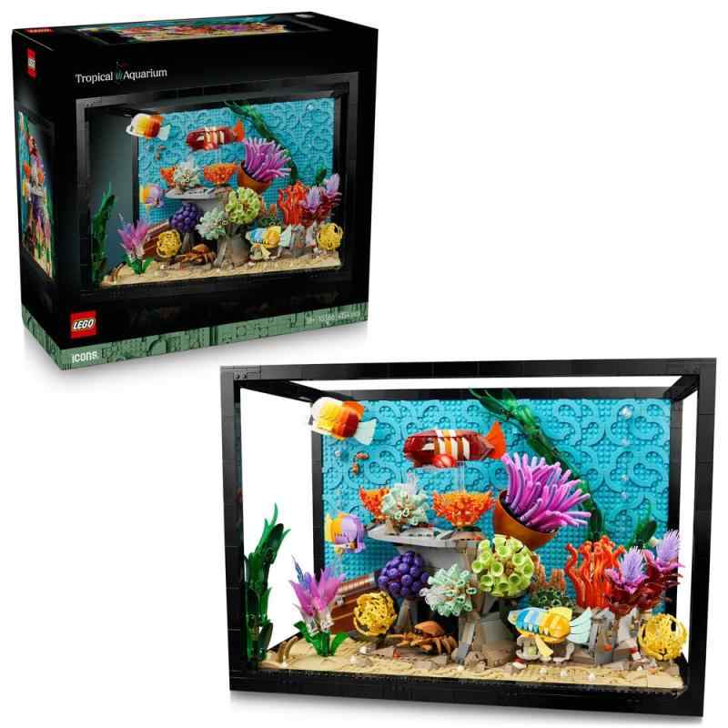 レゴ(LEGO) アイコン 熱帯魚の海洋博物館 手あそび 手あそび 生まれ落ちる日 差し上げ物 立ちはだかる 成人男性 お上さん 室内装飾 オシャレ 10366