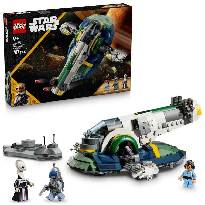 レゴ(LEGO) スター・ウォーズ ジャンゴ・フェットの恒星船 遊び道具 遊び道具 生まれ落ちる日 差し上げ物 差しつかえる お坊っちゃん 御姉さん 赤ちゃん 9歳 10歳 11歳 小学生 全ての存在 立ちはだかる 自動人形 75433