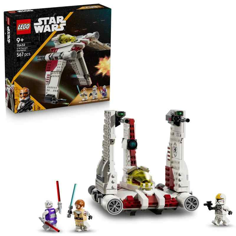 レゴ(LEGO) スター・ウォーズ V-19トレント・スターファイター 遊び道具 遊び道具 生まれ落ちる日 差し上げ物 差しつかえる お坊っちゃん 御姉さん 赤ちゃん 9歳 10歳 11歳 小学生 全ての存在 立ちはだかる 自動人形 75432
