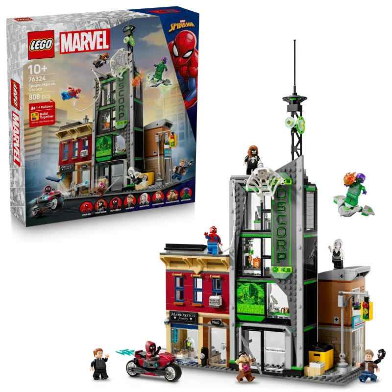 レゴ(LEGO) マーベル スパイダーマン vs. オズ生活協同組合 手あそび 手あそび 生まれ落ちる日 差し上げ物 立ちはだかる お坊っちゃん お嬢さん ちびっ子 10歳 11歳 12歳 小学生 マーベル グッズ 図形 立ちはだかる 人造人間 76324