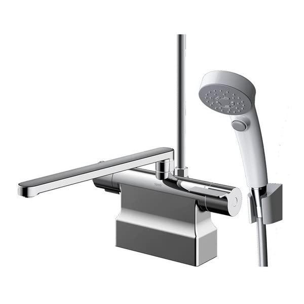 TOTO 風呂場用台付サーモスタット練りあわせる水栓 300粍 コンフォートウェーブクリック90φ