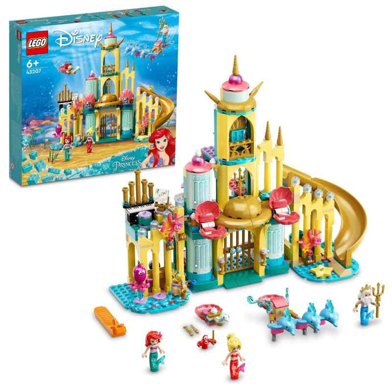レゴ(LEGO) ディズニープリンセス アリエルの海のお城 クリスマスプレゼント クリスマス 43207 おもちゃ ブロック プレゼント お人形 ドール お城 お姫様 おひめさま 女の子 6歳以上