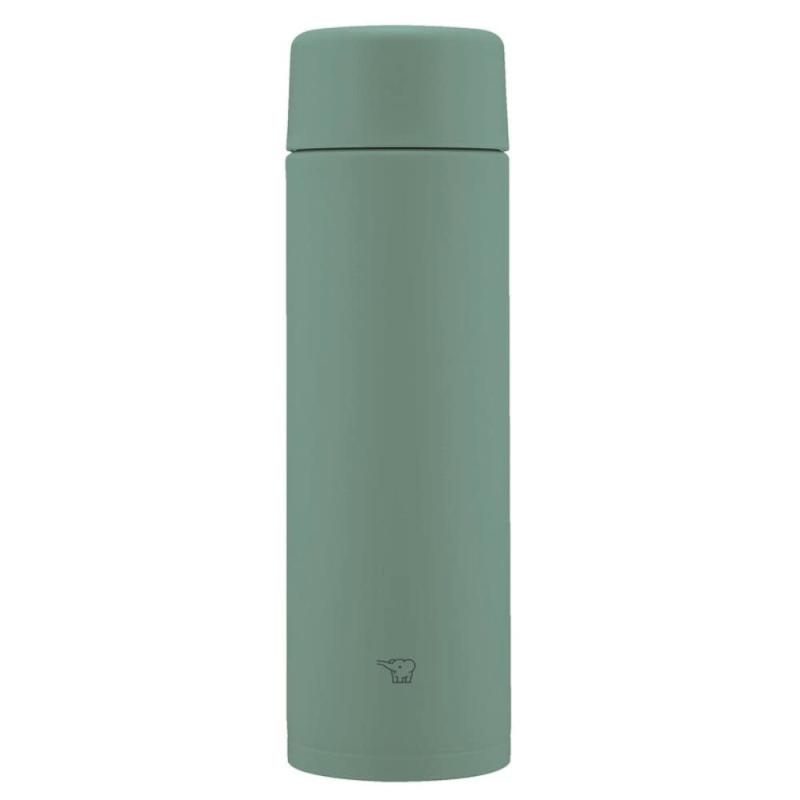 象印マホービン(ZOJIRUSHI) 水筒 シームレスせん 480ml スクリュー ステンレスマグ マットグリーン せんとパッキン一体化 お手入れ簡単 洗う点数2点のみ SM-ZB48-GM